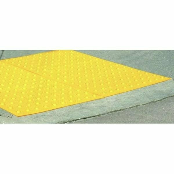 Accuform ADA TRUNCATED DOME MATS 2FT X 4FT FDR204YL FDR204YL